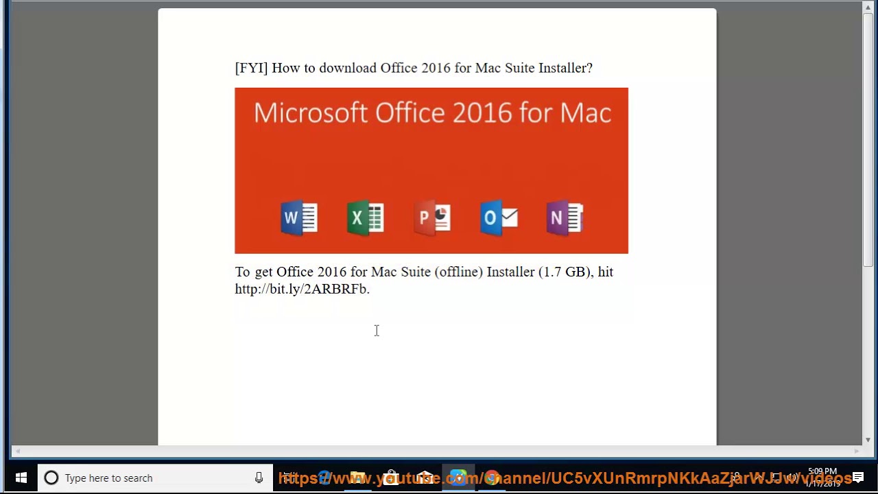 download office 2016 for mac updates